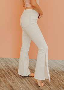 Lexi White Flare Jeans