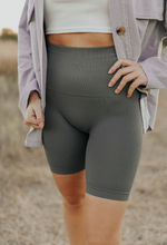 Load image into Gallery viewer, Charcoal Basics Bike Shorts

