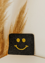 Load image into Gallery viewer, Smiley Mini Beaded Pouch
