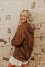 Load image into Gallery viewer, Mocha Oversized Hoodie
