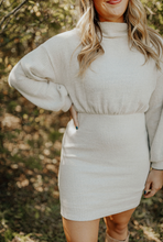Load image into Gallery viewer, Ivory Sweater Dress
