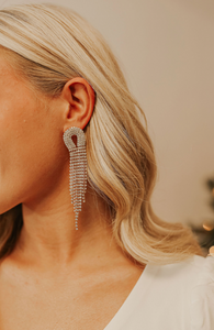 Diamond Arch Earrings