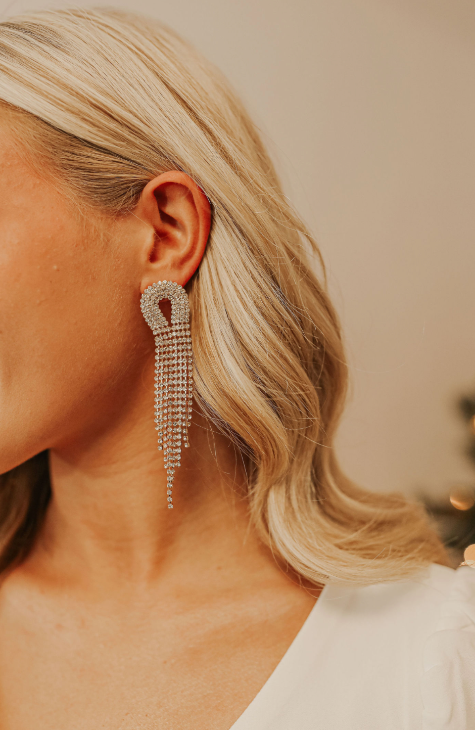 Diamond Arch Earrings
