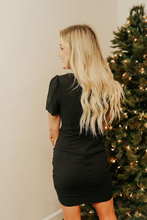 Load image into Gallery viewer, Maddi Black Mini Dress
