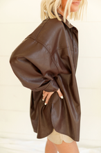 Load image into Gallery viewer, Chocolate Leather Jacket
