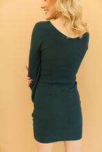 Load image into Gallery viewer, Teal Sweater Dress
