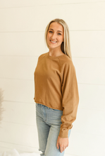 Load image into Gallery viewer, Coffee Long Sleeve Pullover
