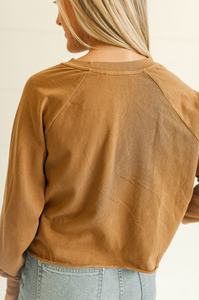 Coffee Long Sleeve Pullover