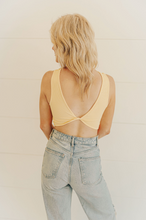 Load image into Gallery viewer, Lemon Ribbed Tank
