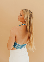 Load image into Gallery viewer, Ocean Breeze Striped Halter
